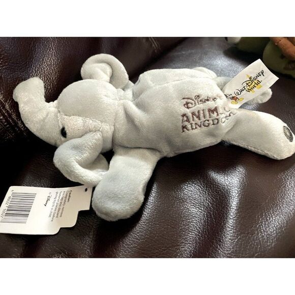 Disney Other - VINTAGE DISNEY ANIMAL KINGDOM ELEPHANT MINI BEAN BAG PLUSH TOY DOLL 10" NEW